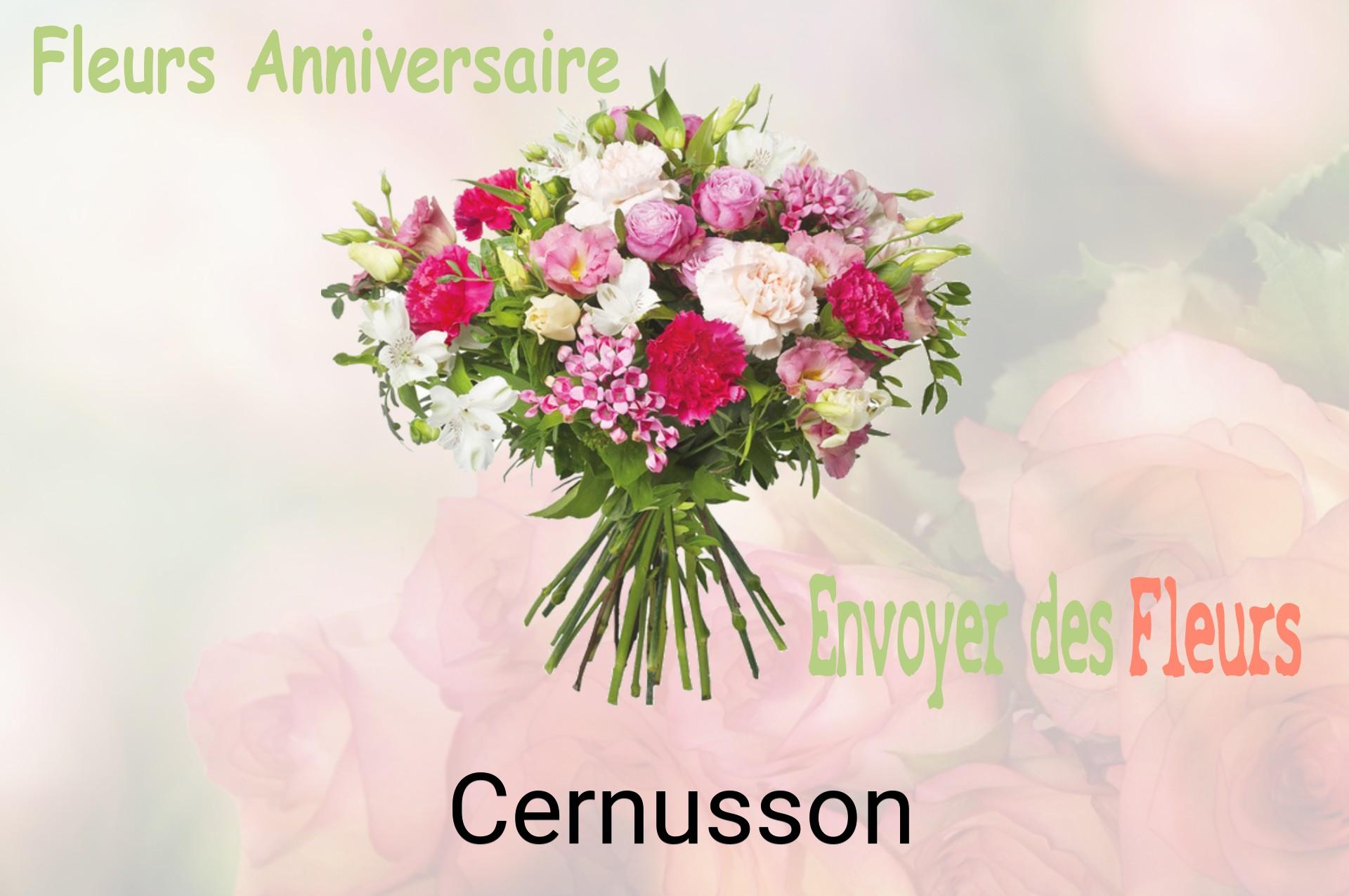 Bouquet de fleurs d’anniversaire livré à Cernusson